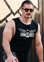 LIM8LESS Black Muscle Tank