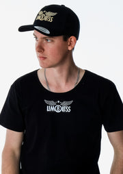 LIM8LESS Gold/Black Trucker Snapback