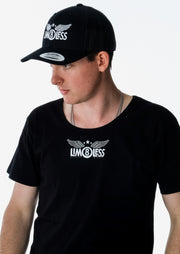 LIM8LESS Black Trucker Snapback