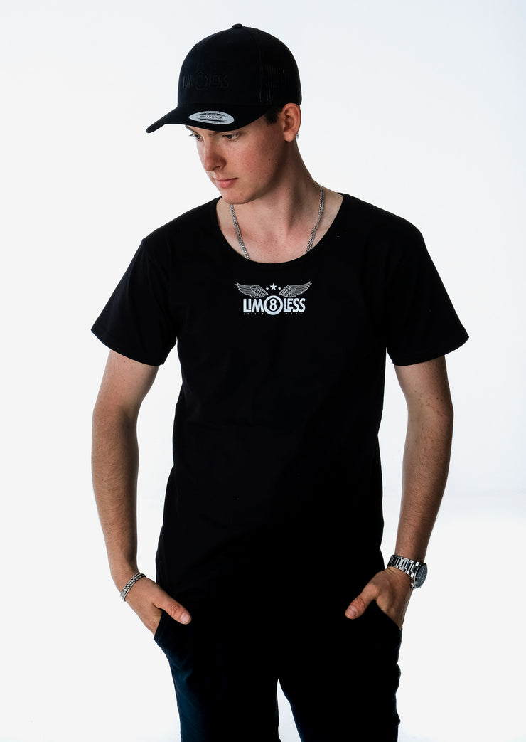 LIM8LESS Double Black Trucker Snapback