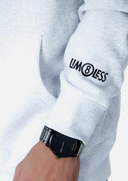 LIM8LESS Element Grey Marle Hoodie