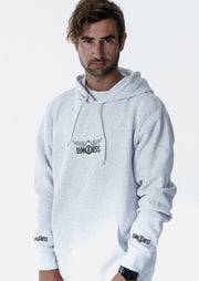 LIM8LESS Element Grey Marle Hoodie