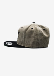 LIM8LESS Heather Grey/Black Snapback