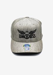 LIM8LESS Mitchell & Ness Flexfit 110 Heather Grey Snapback