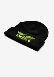 LIM8LESS Neon Black Beanie