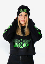 LIM8LESS Neon Black Beanie