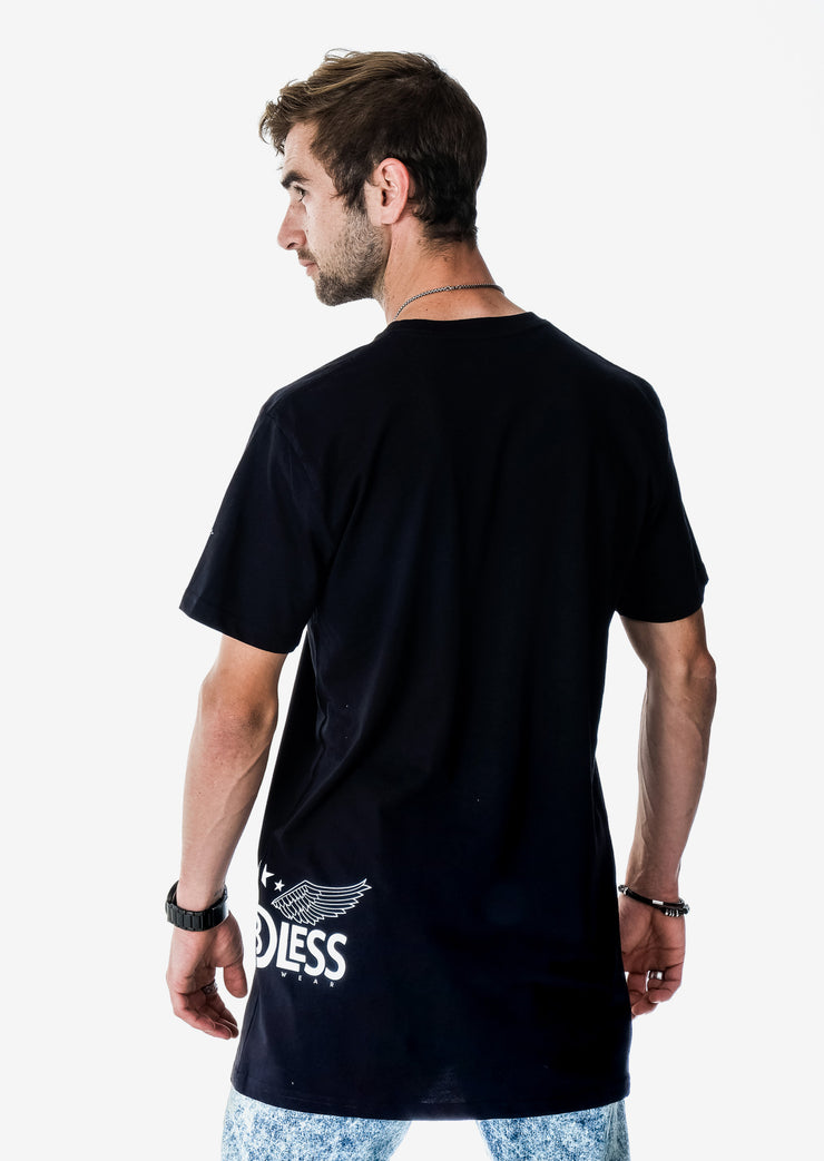 LIM8LESS Original Black Tall Tee