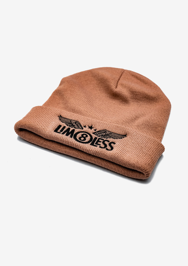 LIM8LESS Dusty Pink Beanie