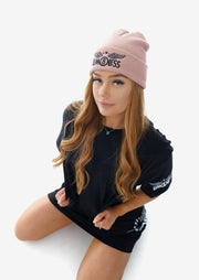 LIM8LESS Dusty Pink Beanie